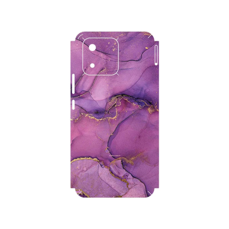 برچسب پوششی ماهوت مدل Purple Marble مناسب برای گوشی موبایل آنر X5