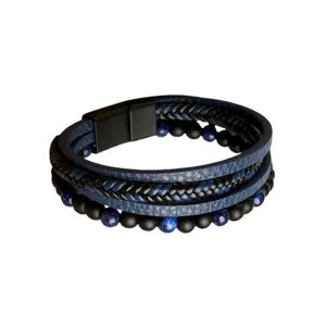 دستبند مردانه مدل  چرمی اسپرت 37