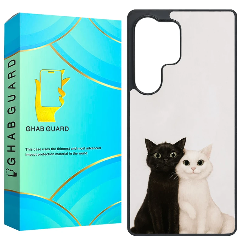 کاور قاب گارد طرح گربه مدل GS25U مناسب برای گوشی موبایل سامسونگ Galaxy S25 Ultra 