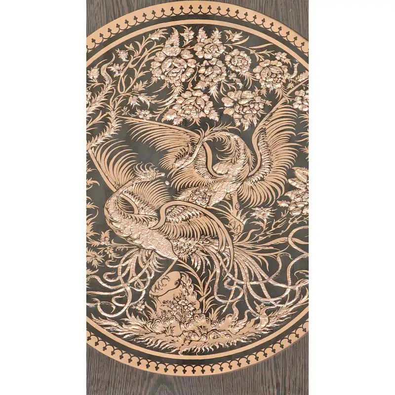 تابلو قلمزنی مدل ققنوس کد 40