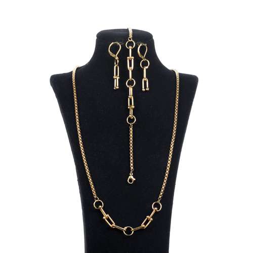 نیم ست طلا 18 عیار زنانه مدل rk61