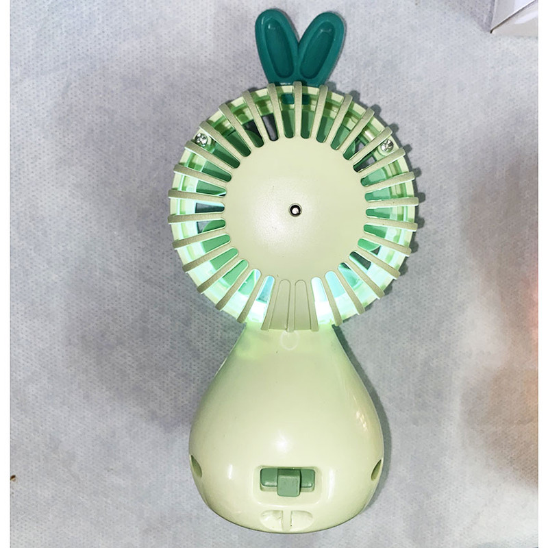 پنکه شارژی مدل دستی طرح قورباغه کد 01