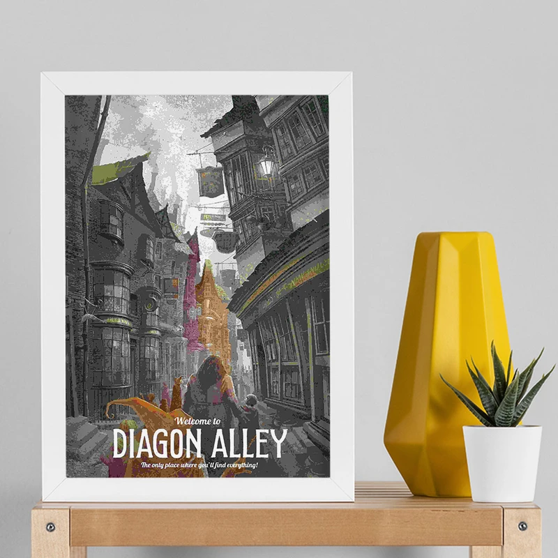 تابلو صبا طرح مدل Harry Potter کد LA-G10581-2w