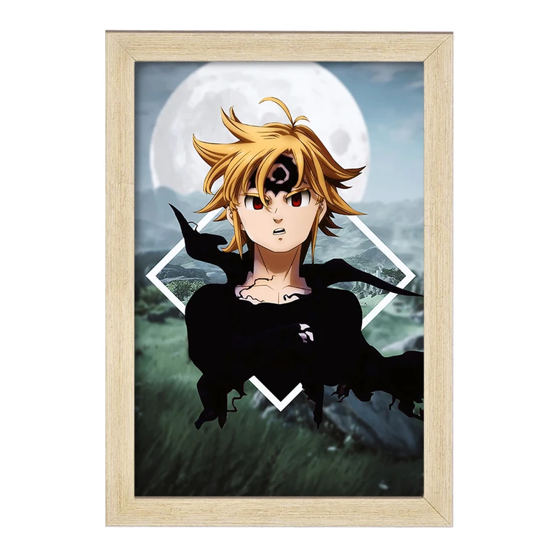 تابلو خندالو مدل ملیوداس انیمه هفت گناه کبیره  کد 17519