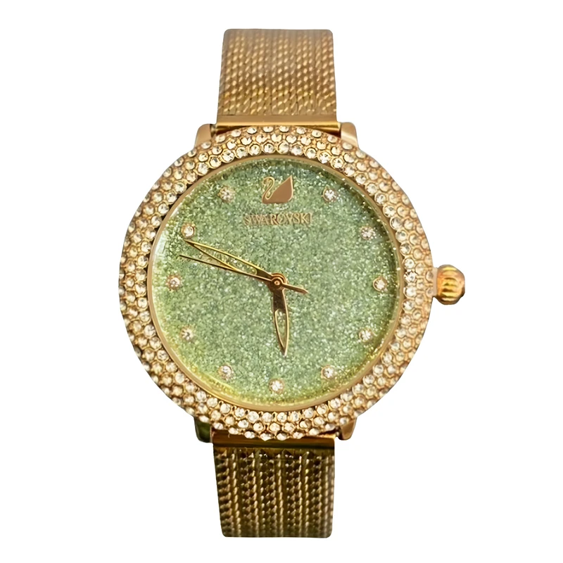 ساعت مچی عقربه ای زنانه سواروسکی مدل صفحه کهکشانی کد 1