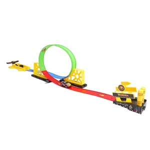 کیت ماشین بازی مینیسو مدل Track Launching Car کد 690