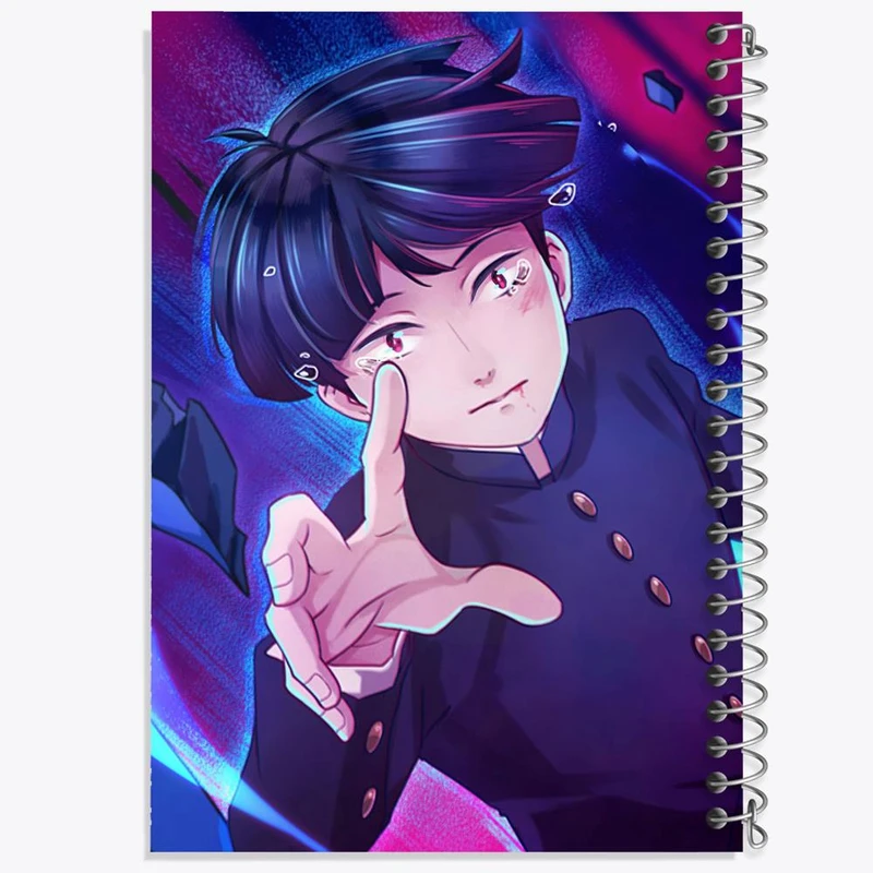 دفتر مشق 100 برگ خندالو طرح شییکو انیمه موب سایکو Mob Psycho 100 کد 24500