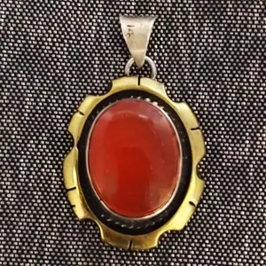 آویز گردنبند نقره زنانه سلین کالا مدل عقیق ce-new167