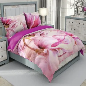 سرویس خواب مدل گل سه بعدی دو نفره شش تکه