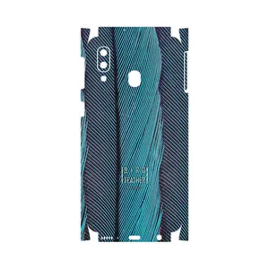MAHOOT Turquoise feathers-FullSkin Cover Sticker for Samsung Galaxy A40