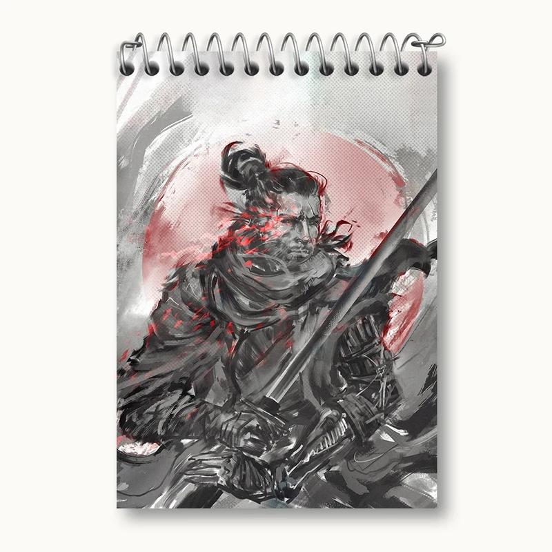 دفتر یادداشت 50 برگ خندالو مدل بازی سکیرو (sekiro) کد 31703