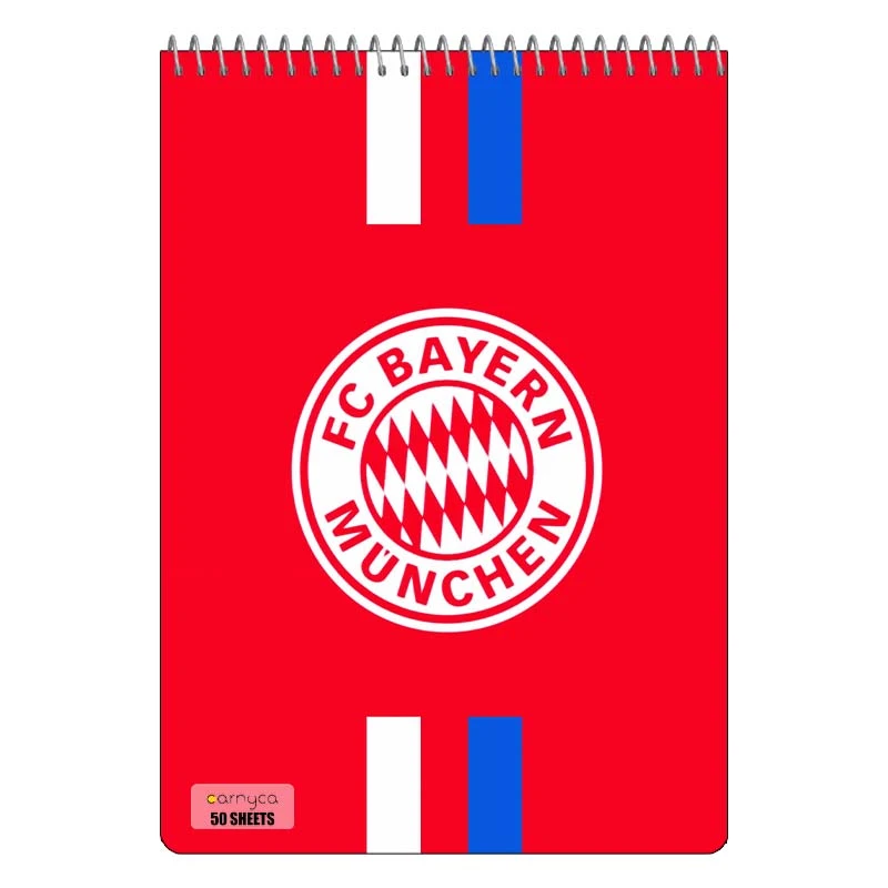 دفتر نقاشی 50 برگ سیمی کارنیکا طرح بایرن مونیخ Bayern Munich کد 38137