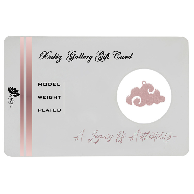 طلا گرمی 18 عیار ژابیز مدل فانتزی ابر h94