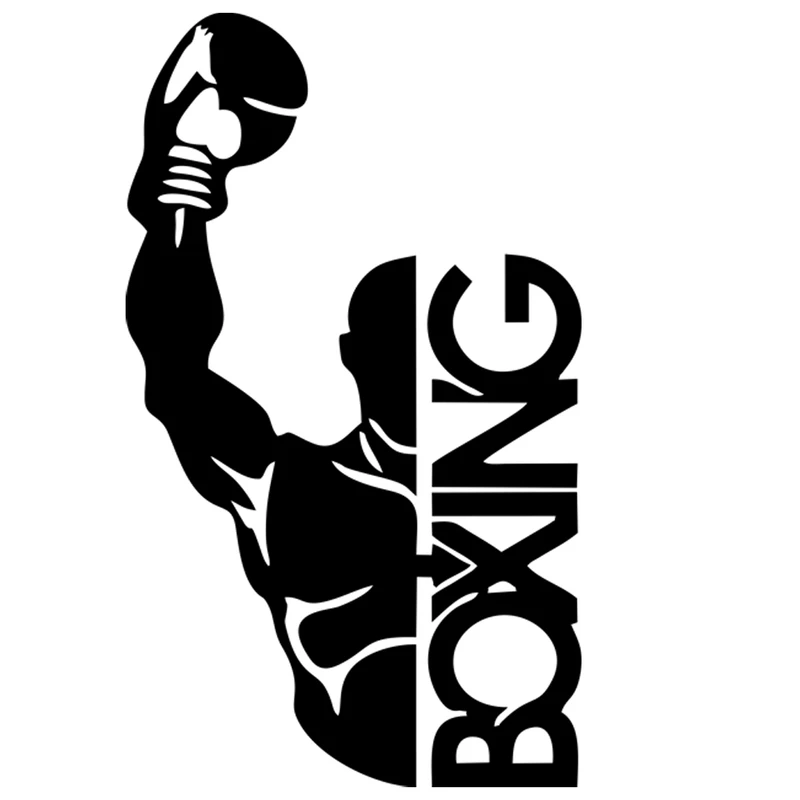 استیکر پارچه و لباس مدل حرارتی طرح بوکس مجموعه 4 عددی