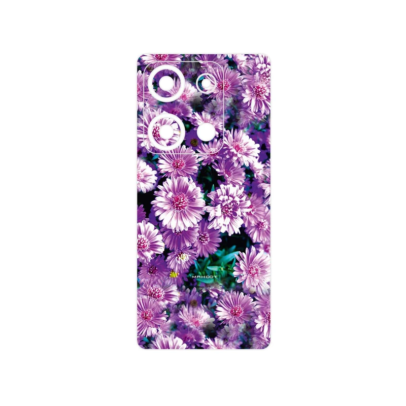 برچسب پوششی ماهوت مدل Purple_Flower مناسب برای گوشی موبایل شیائومی Redmi Note 14S
