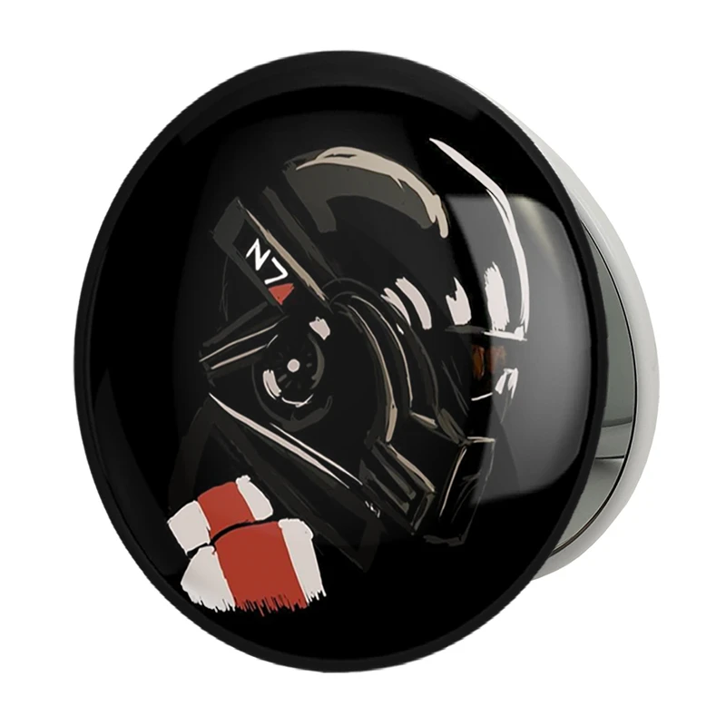 آینه جیبی خندالو طرح بازی مس افکت (Mass Effect) مدل تاشو کد 31547