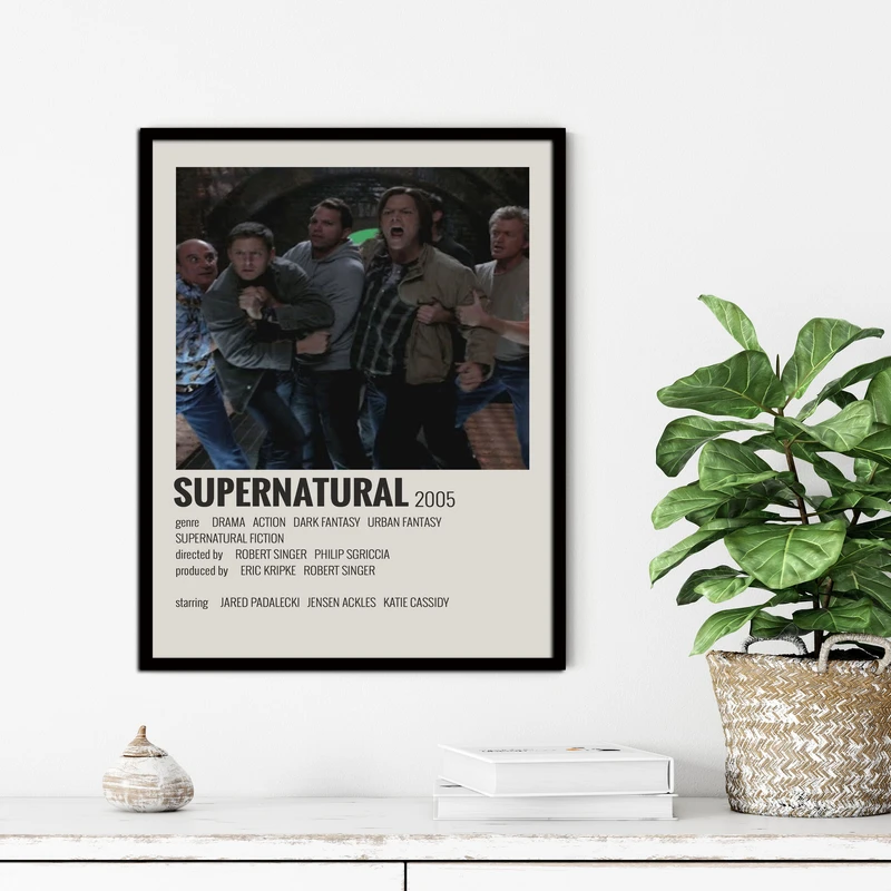 تابلو آتریسا طرح پوستر فیلم Supernatural مدل ATM817