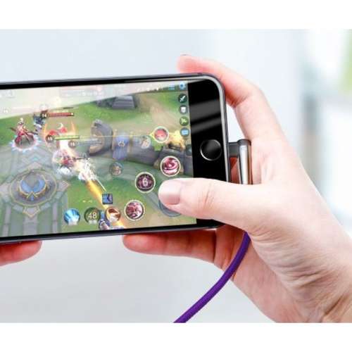 کابل تبدیل USB به لایتنینگ باسئوس مدل SHARP-BIRD طول 1 متر