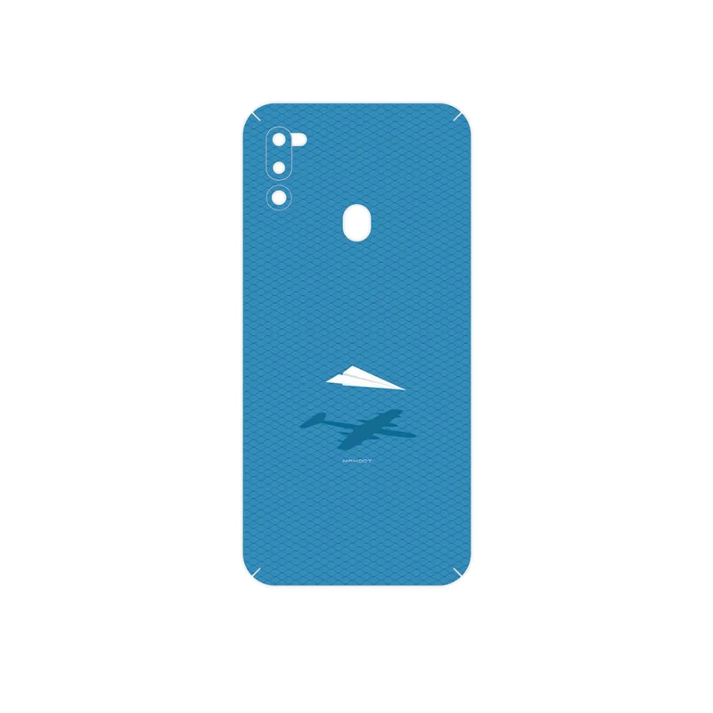برچسب پوششی ماهوت مدل Minimal Paper Airplane مناسب برای گوشی موبایل سامسونگ Galaxy M21 (2021) Edition