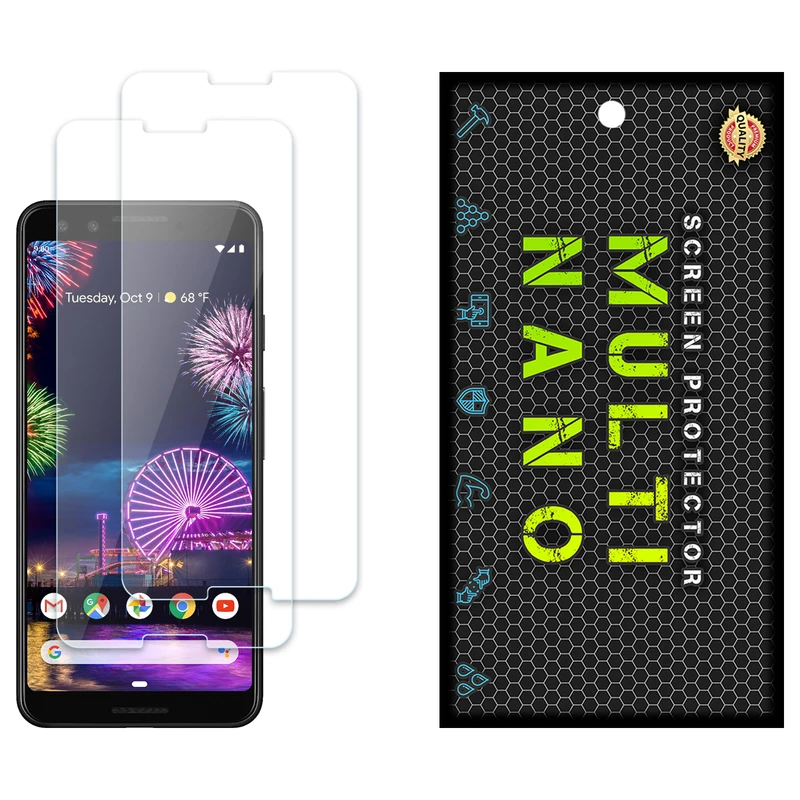 محافظ صفحه نمایش مولتی نانو مدل X-S2N مناسب برای گوشی موبایل گوگل Pixel 3 بسته دو عددی