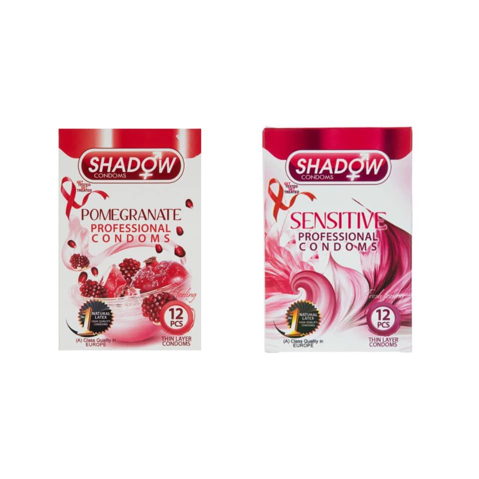  کاندوم شادو مدل sensitive and pomegranate مجموعه 2 عددی -  - 1