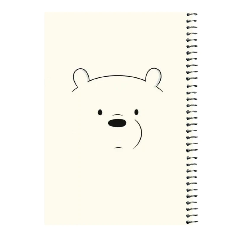 دفتر مشق 80 برگ اس جی مدل خرس قطبی کد2 