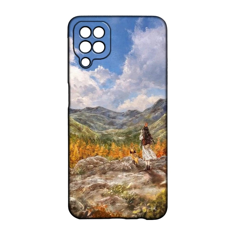 کاور طرح دخترانه کد 237 مناسب برای گوشی موبایل سامسونگ Galaxy A22 4g