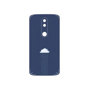 MAHOOT Minimal Data Cloud Cover Sticker for Motorola Moto X Force