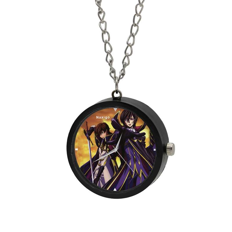 ساعت گردنبندی عقربه ای ناکسیگو مدل انیمه Code Geass کد NF13416 ساعت گردنبندی عقربه ای ناکسیگو مدل انیمه Code Geass کد NF13416