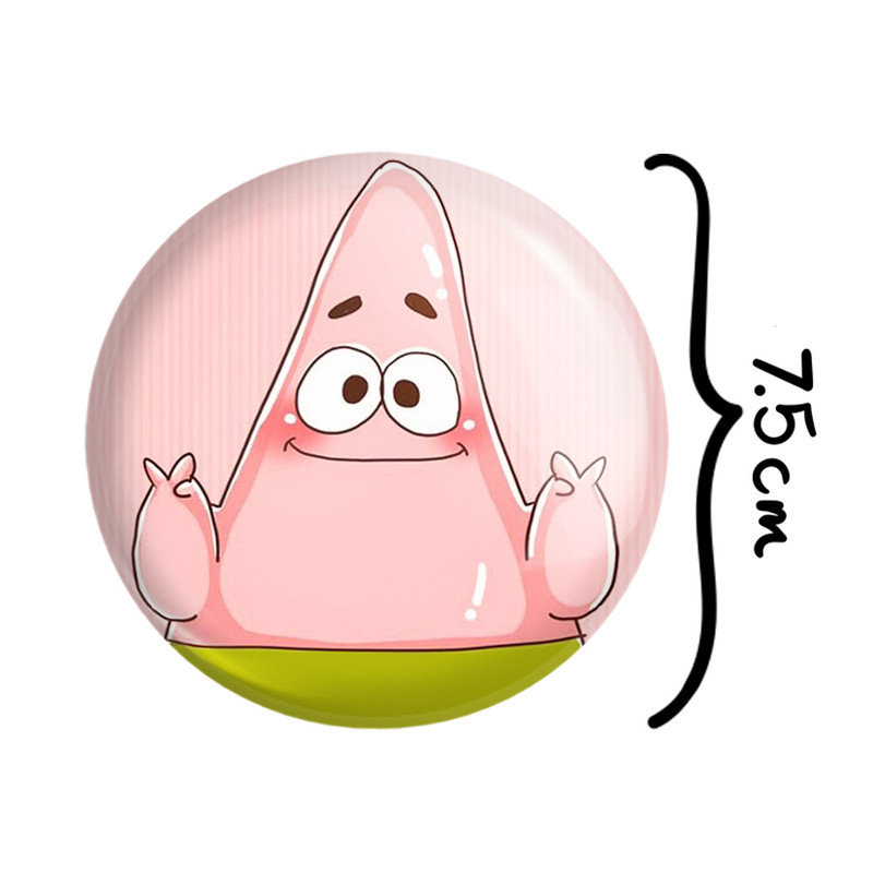 آینه جیبی خندالو مدل باب اسفنجی و پاتریک  کد 1319