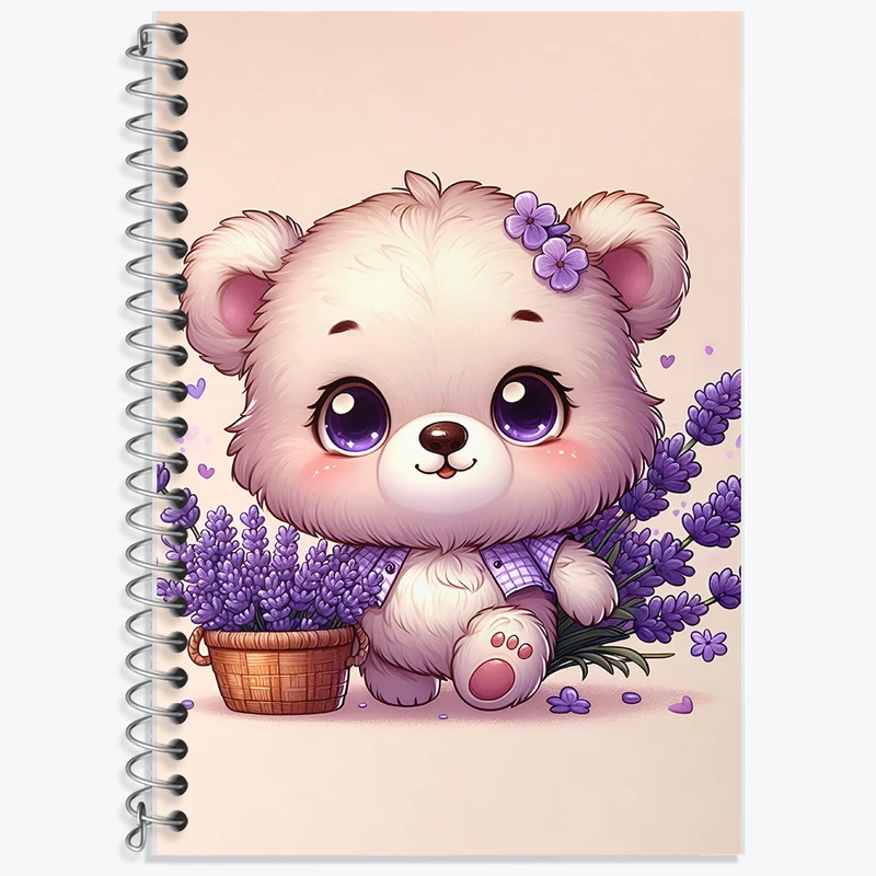 دفتر نت موسیقی 50 برگ خندالو طرح خرس کیوت کد F5336