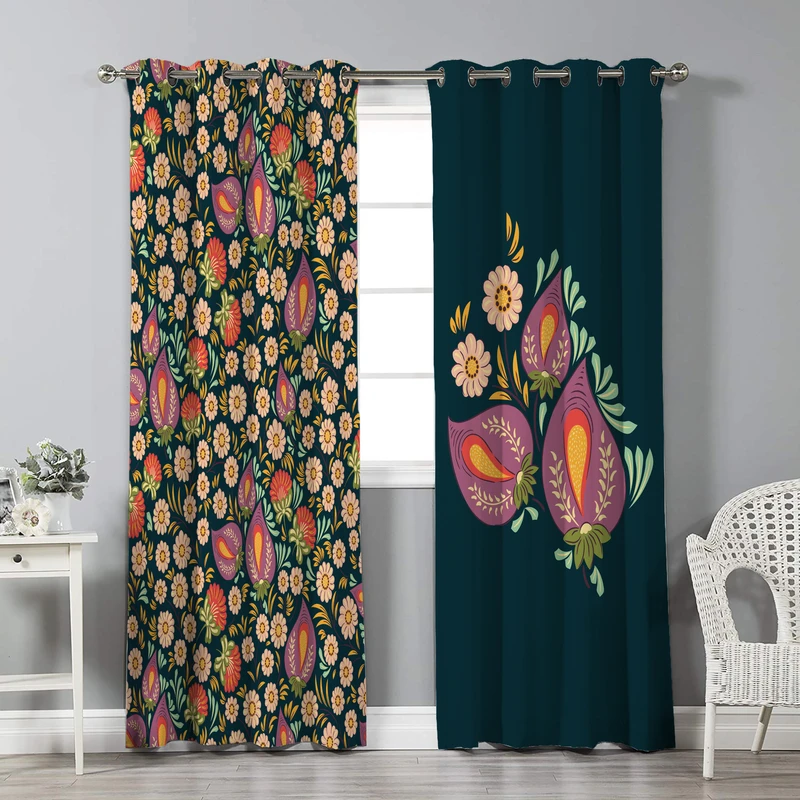 پرده نیروانا مدل pl2463 سایز 280 × 140 سانتی متر