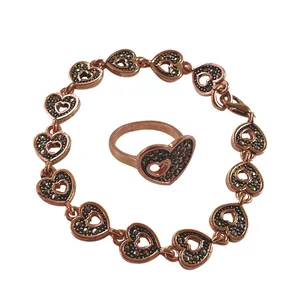 نیم ست زنانه نخل زیور کد 055