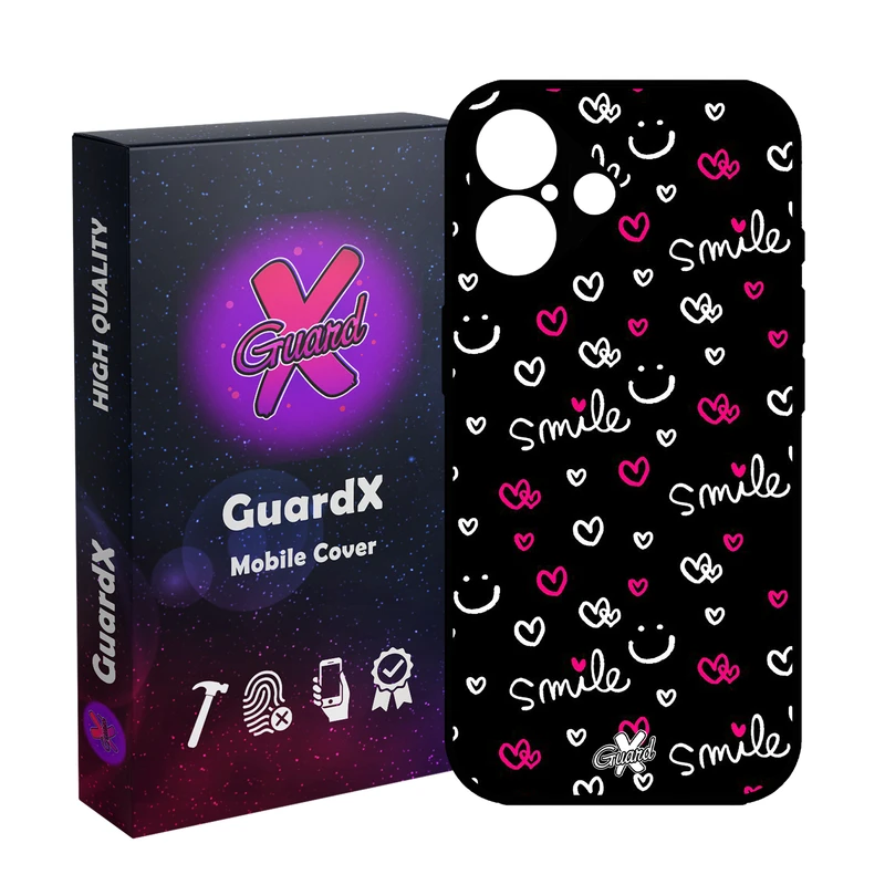 کاور گارد ایکس طرح Smile مدل 10136 مناسب برای گوشی موبایل اپل iPhone 16