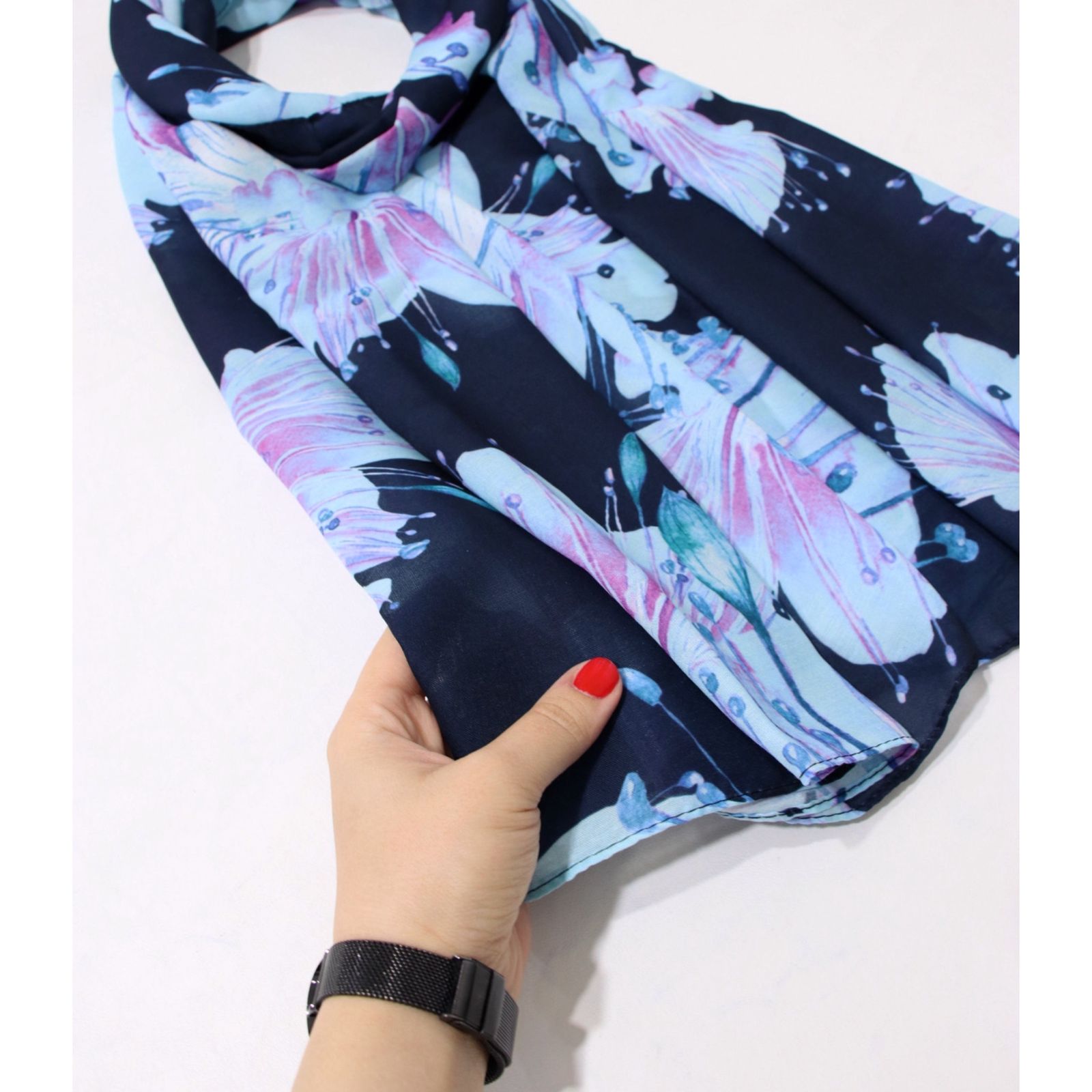 شال زنانه مدل نخی خنک گلدن کد ana-3052 -  - 4