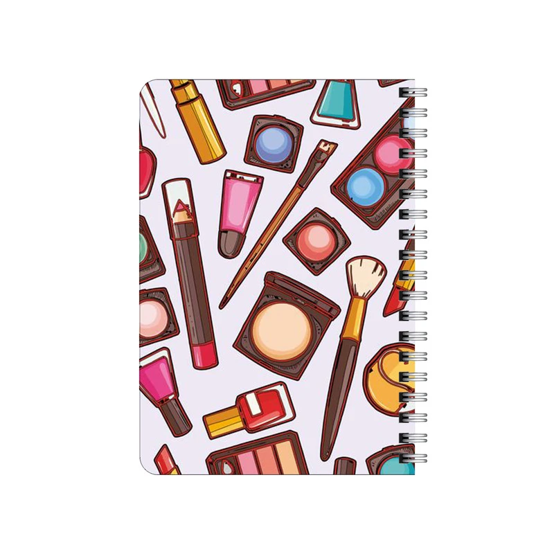 دفترچه یادداشت بامبیلیپ مدل چوبی طرح لوازم آرایش و عطر کد 6640305