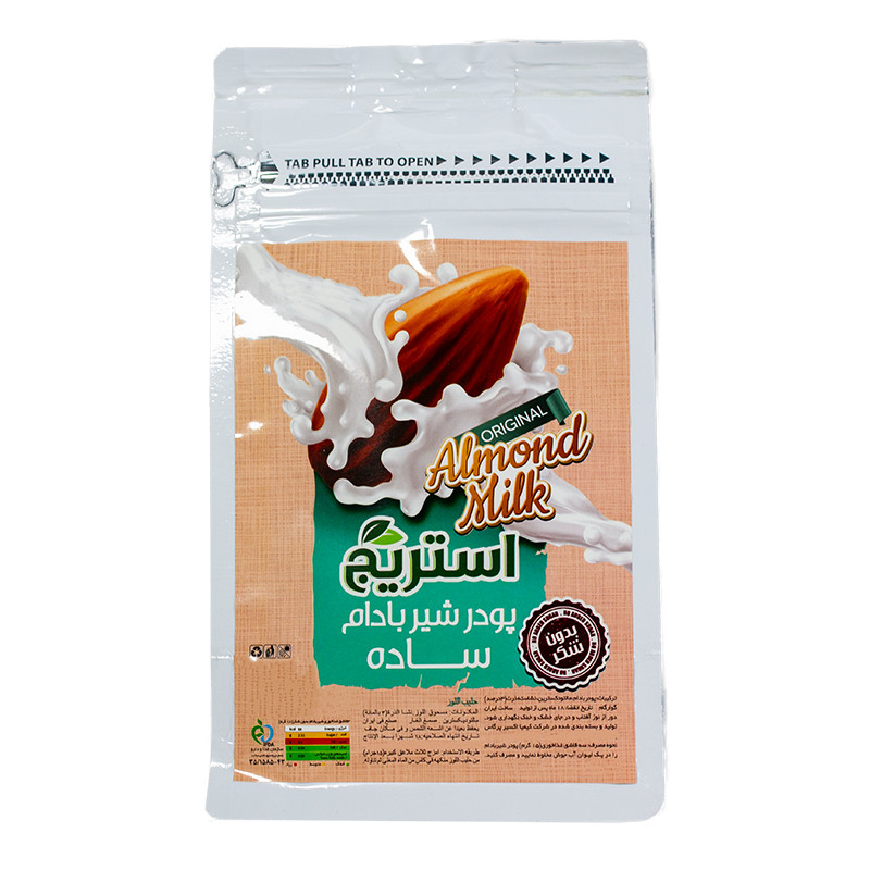 شیربادام ساده بدون شکر استریج - 200 گرم