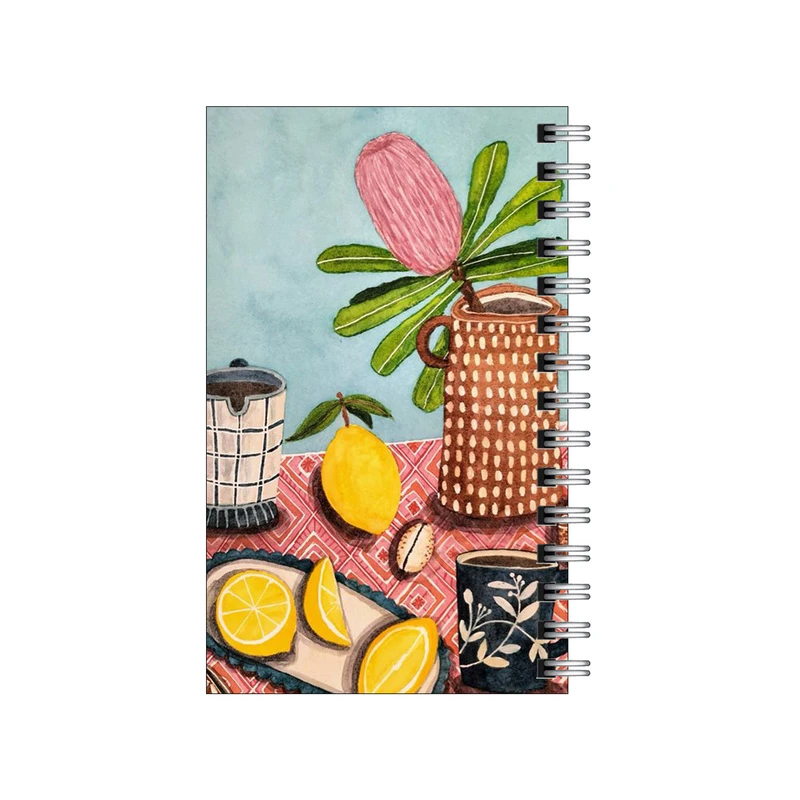 دفترچه یادداشت مدل to do list طرح چای و لیمو و چیدمان عصرانه کد 9174997