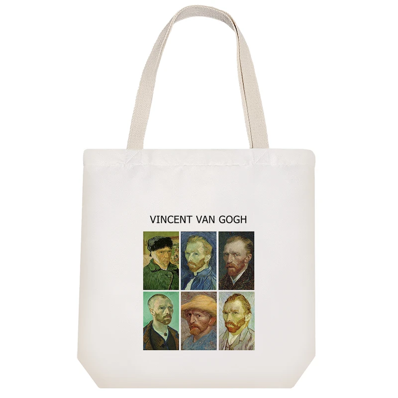 ساک خرید خندالو طرح ونسان ونگوگ Van Gogh کد H95