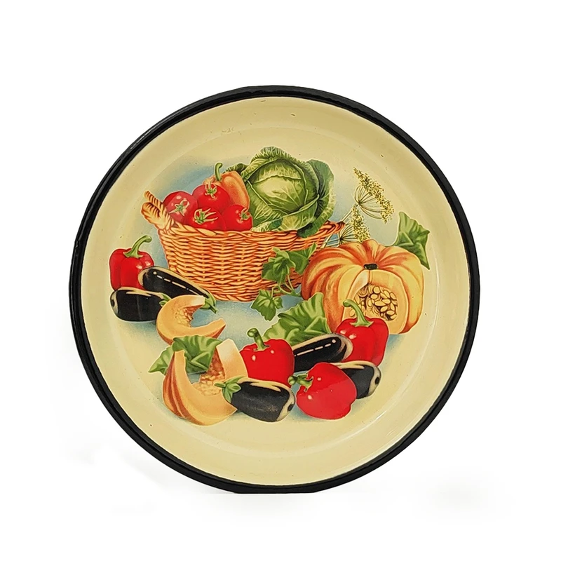 بشقاب مدل لعابی طرح کدو درشت 