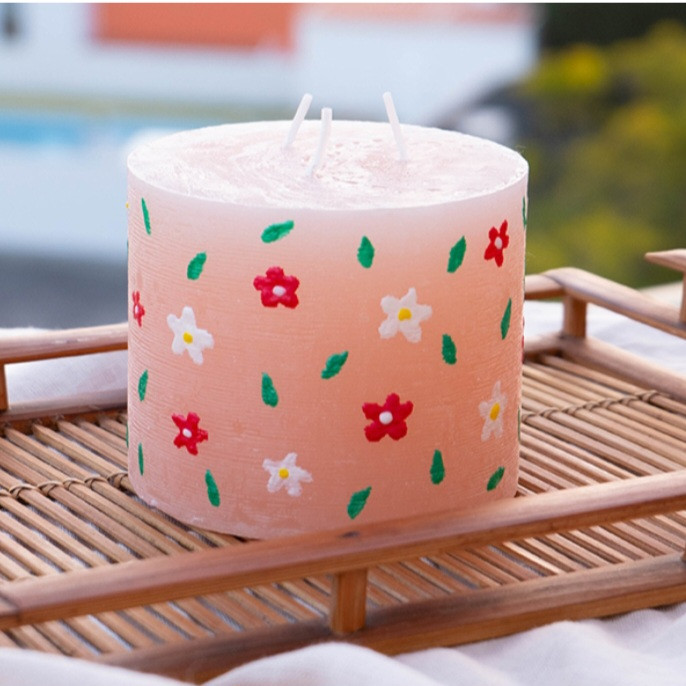 رنگ شمع مارابو مدل Candle-Liner حجم 25 میلی‌لیتر به همراه کاردک و شابلون بسته 8 عددی