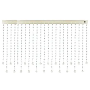 پرده آویز آریا کریستال مدل کوتاه و بلند سایز 120x30 سانتی متر