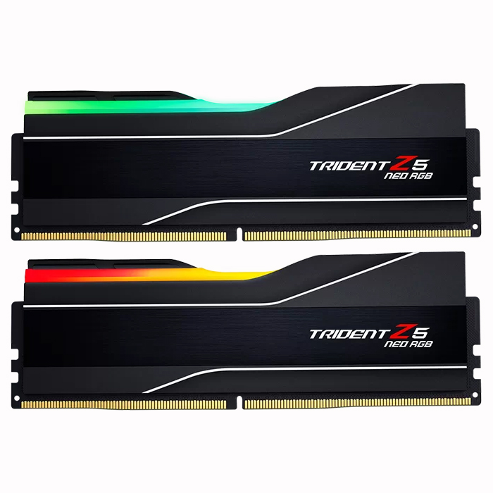 رم دسکتاپ DDR5 دوکاناله 6000 مگاهرتز CL32 جی اسکیل مدل TRIDENT Z5 NEO RGB ظرفیت 32 گیگابایت