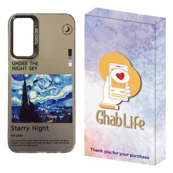 کاور قاب لایف مدل سوکول طرح ونگوگ مناسب برای گوشی موبایل سامسونگ Galaxy A36