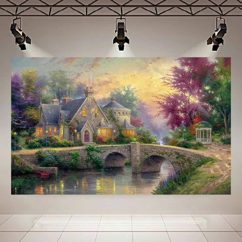 پوستر پارچه ای طرح کلاسیک طبیعت کد AR31873