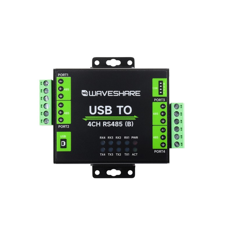 مبدل صنعتی USB به سریال ویوشیر مدل USB TO 4CH RS485 (B)