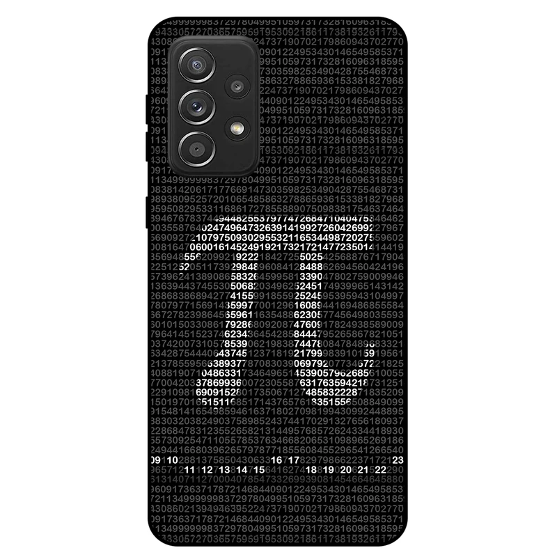 کاور مگافون طرح عدد پی مدل 7240 مناسب برای گوشی موبایل سامسونگ Galaxy A52 4G / A52 5G