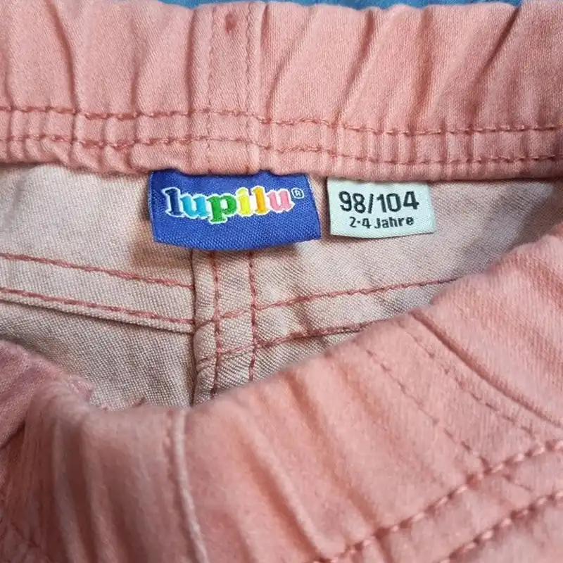 شلوار دخترانه لوپیلو مدل کتان کد sh2024 مجموعه 2 عددی