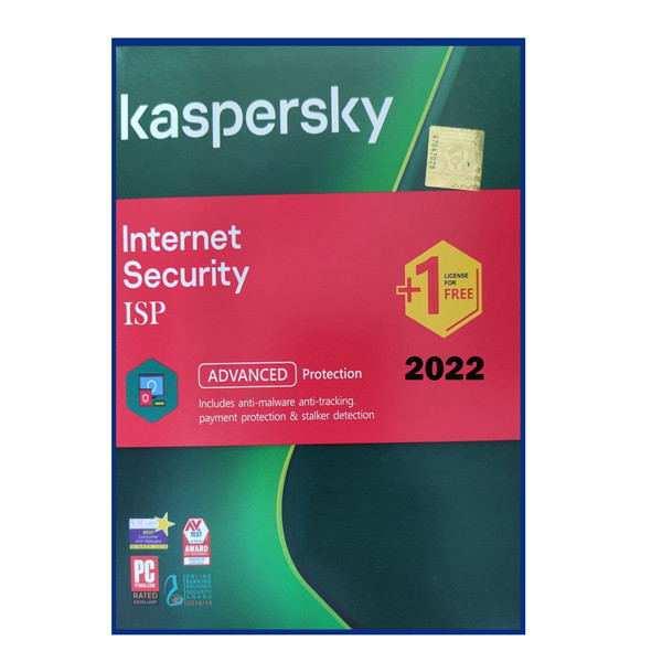 آنتی ویروس کسپرسکی 2022 نسخه اینترنت سیکوریتی 1+1 کاربر 1 ساله