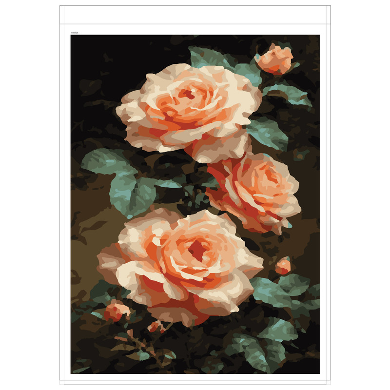 بسته رنگ آمیزی سالوت مدل آکرولیک کد 031105 مجموعه 18 عددی